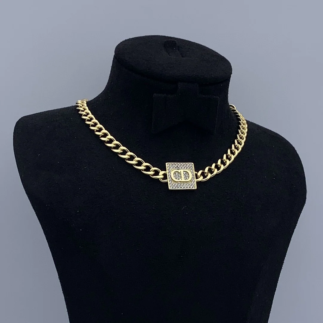 CDN233 High quality CD Choker Necklace - ccjewelryacc