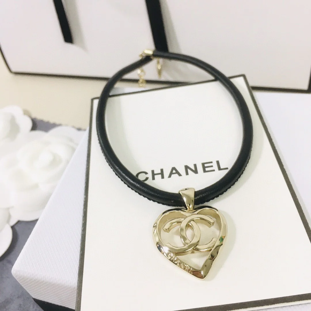 CCN209R High quality Sheepskin rope CC Choker Necklace - ccfashionjewelry