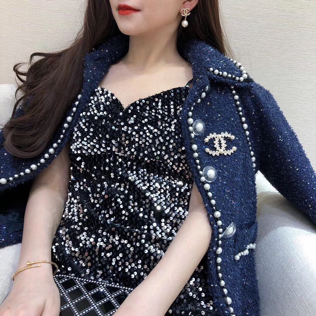 CCH044 Coco Brooch Pins Hair clip With Swarovski Crystal - ccjewelryacc