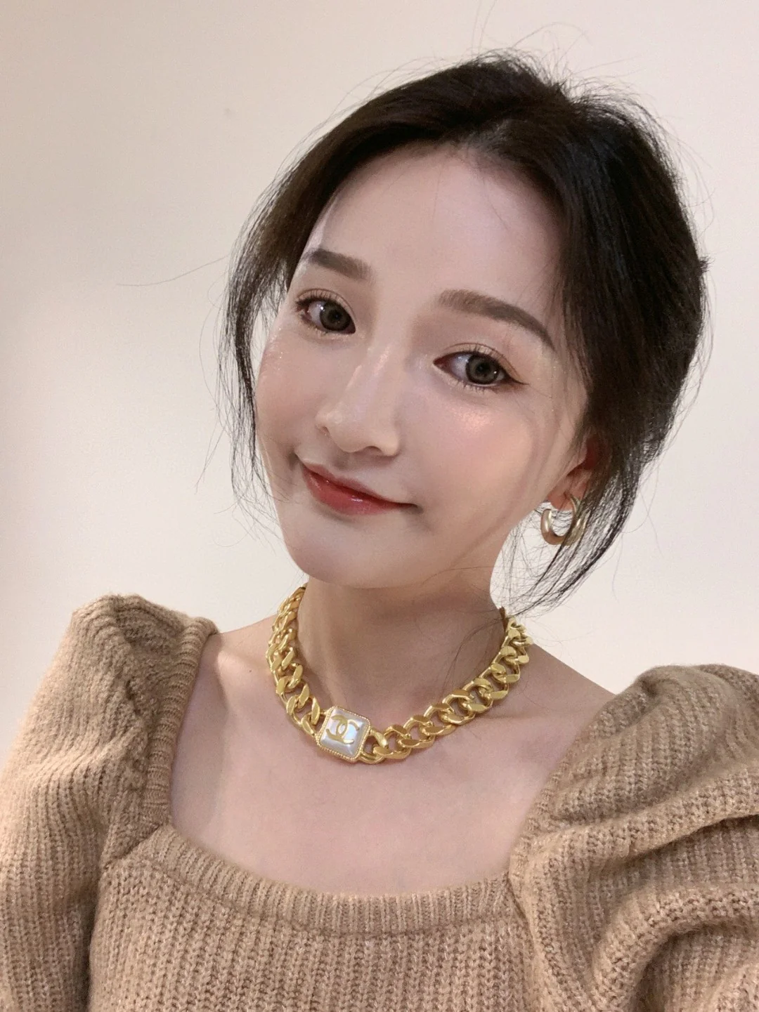 CCN089 CC Choker Necklace - ccjewelryacc