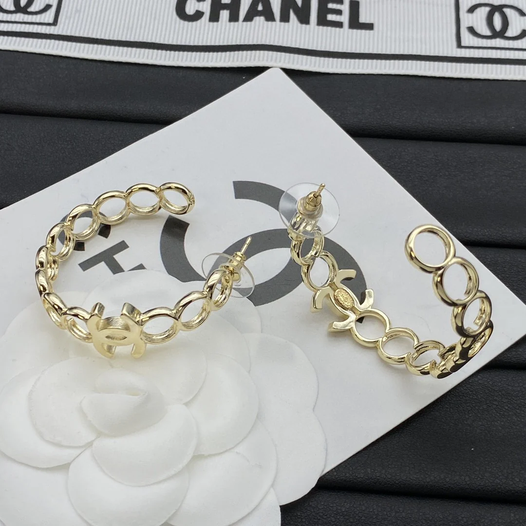 CCE415 CC Hoop Earring - ccjewelryacc