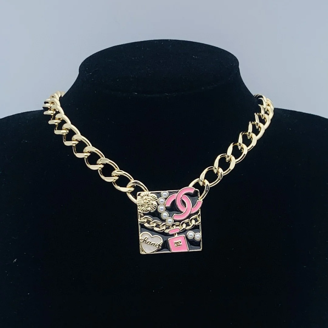 CCN238 CC 24p choker necklace - ccjewelryacc