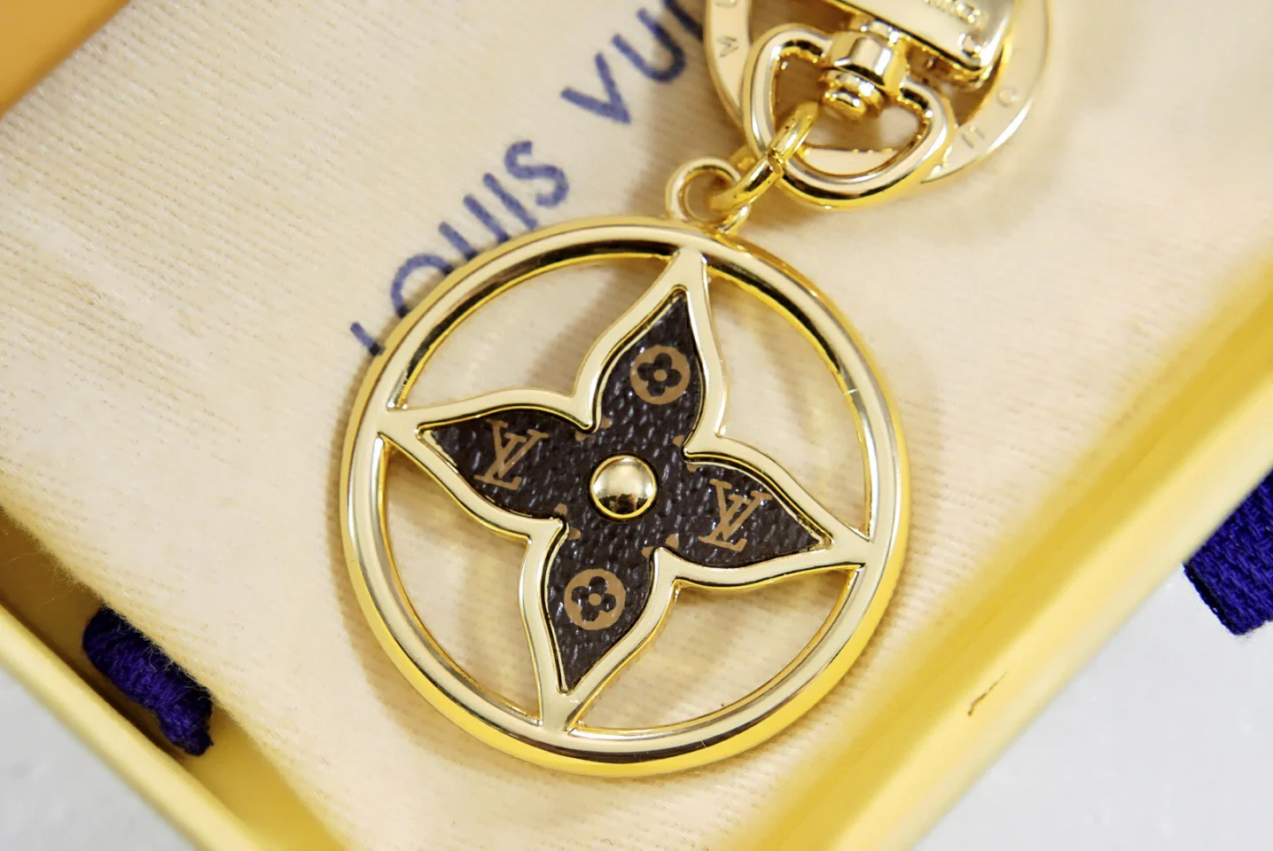 LVK084 Luxury designer Chromatic Keychain M01207 - ccjewelryacc