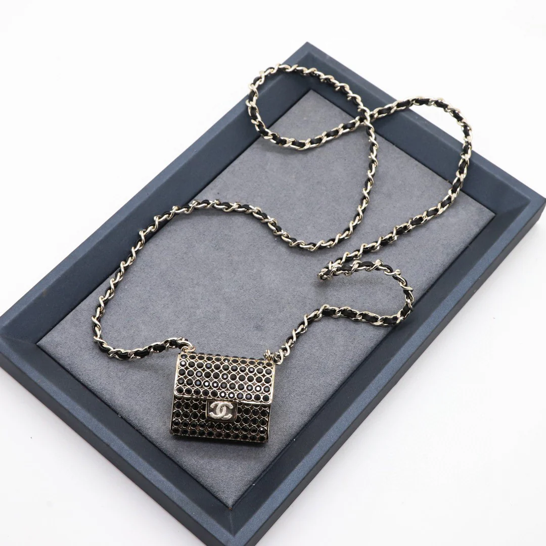 CCL205 CC Long Chain bag Necklace sweater chain waist chain - ccjewelryacc