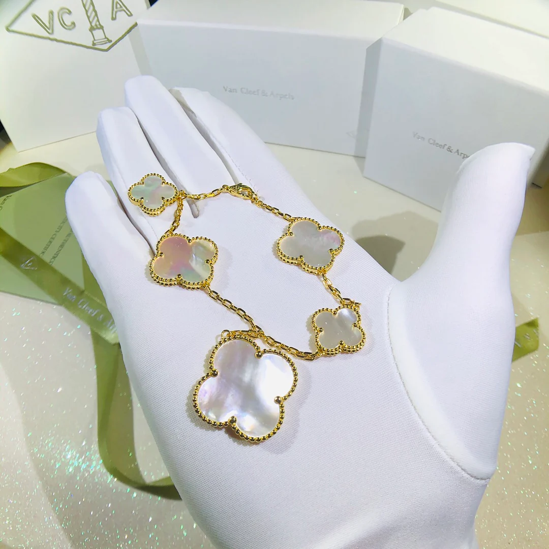 VCS015 Van cleef magic alhambra bracelet 5 motifs - ccjewelryacc