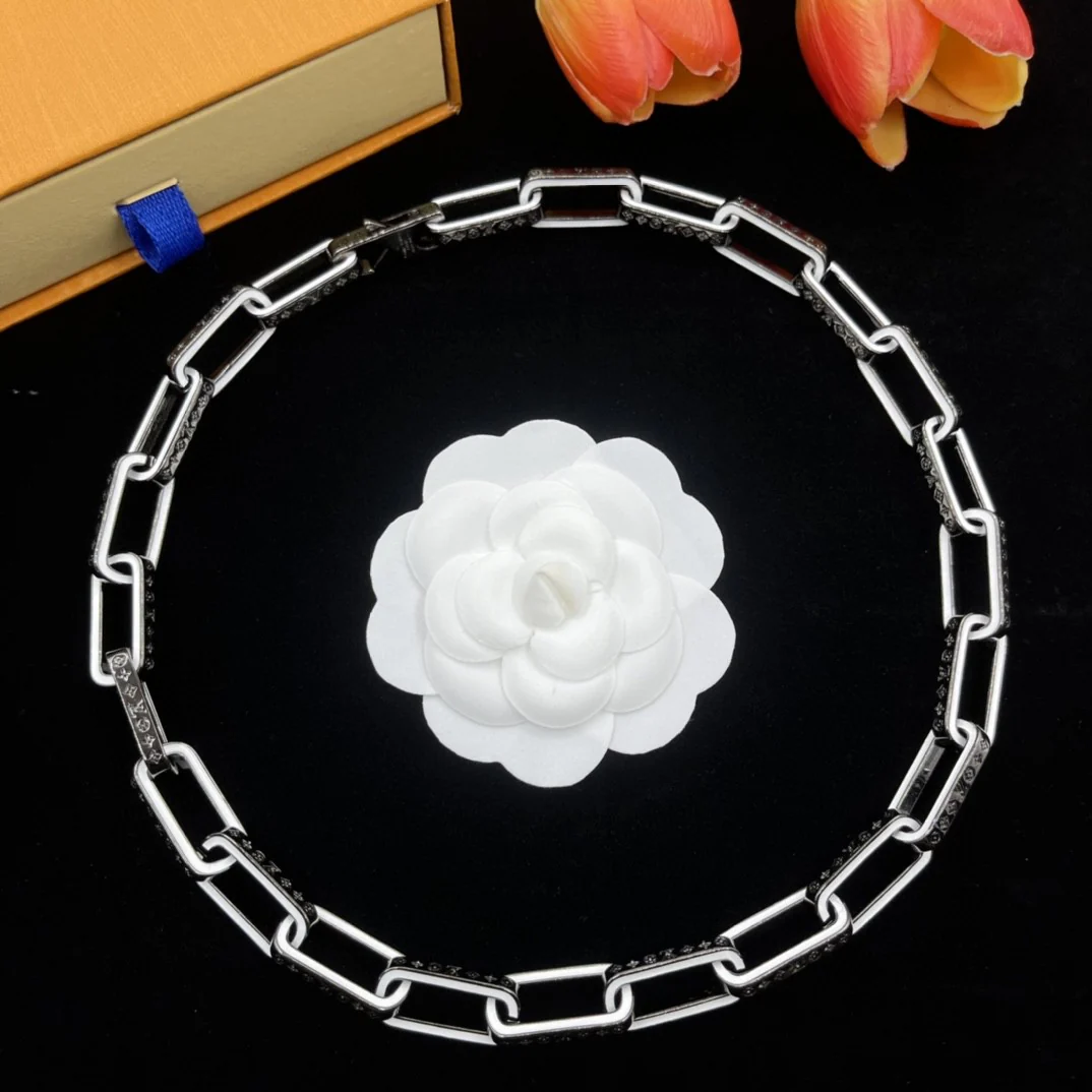 High Quality Luxury Designer Jewelry Set Women Choker Necklace Bracelet LVT003 - ccjewelryacc