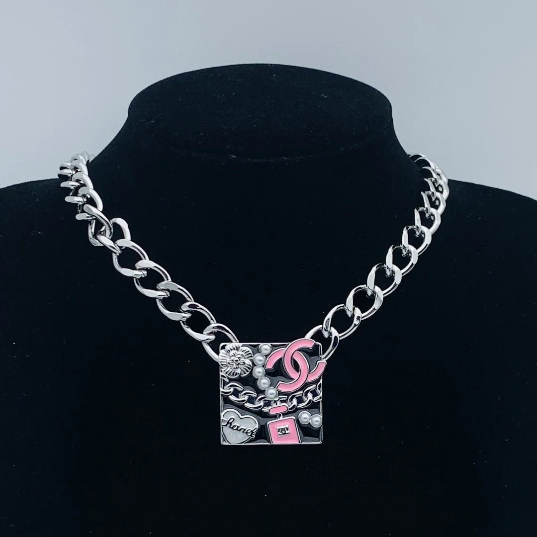 CCN238 CC 24p choker necklace - ccjewelryacc