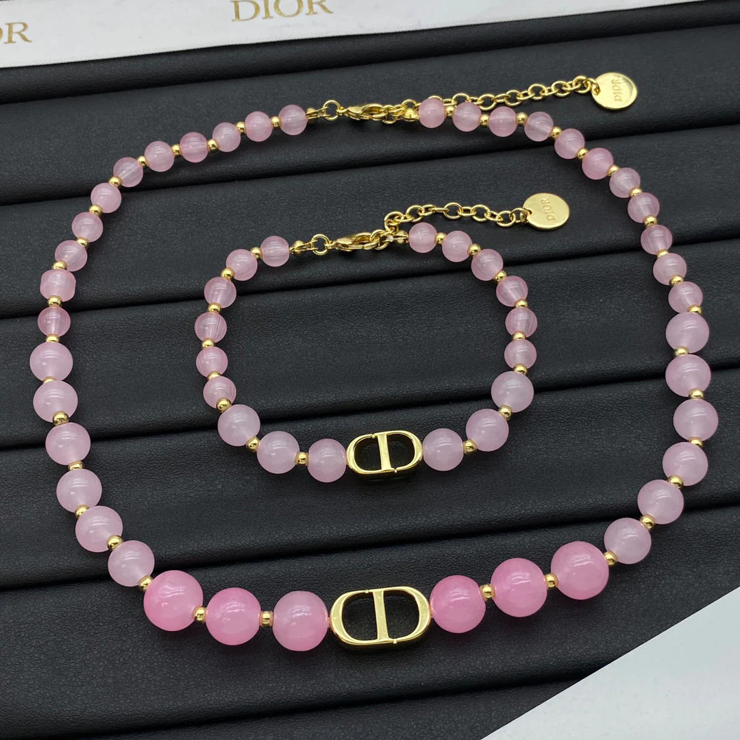 CDT037 Designer Jewelry set CD Necklace CD Bracelet For Women - ccjewelryacc