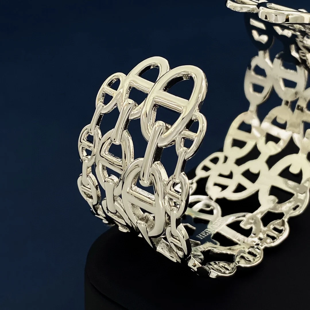 HMS030 Width Chaine d'Ancre Enchainee bracelet - ccjewelryacc