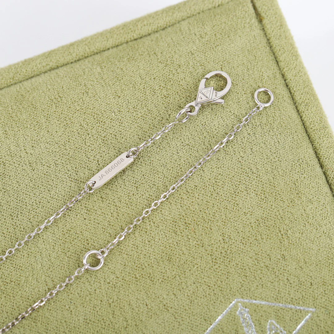 VCNS042 18k white gold/rose gold Perlee Pendant Necklace - ccjewelryacc