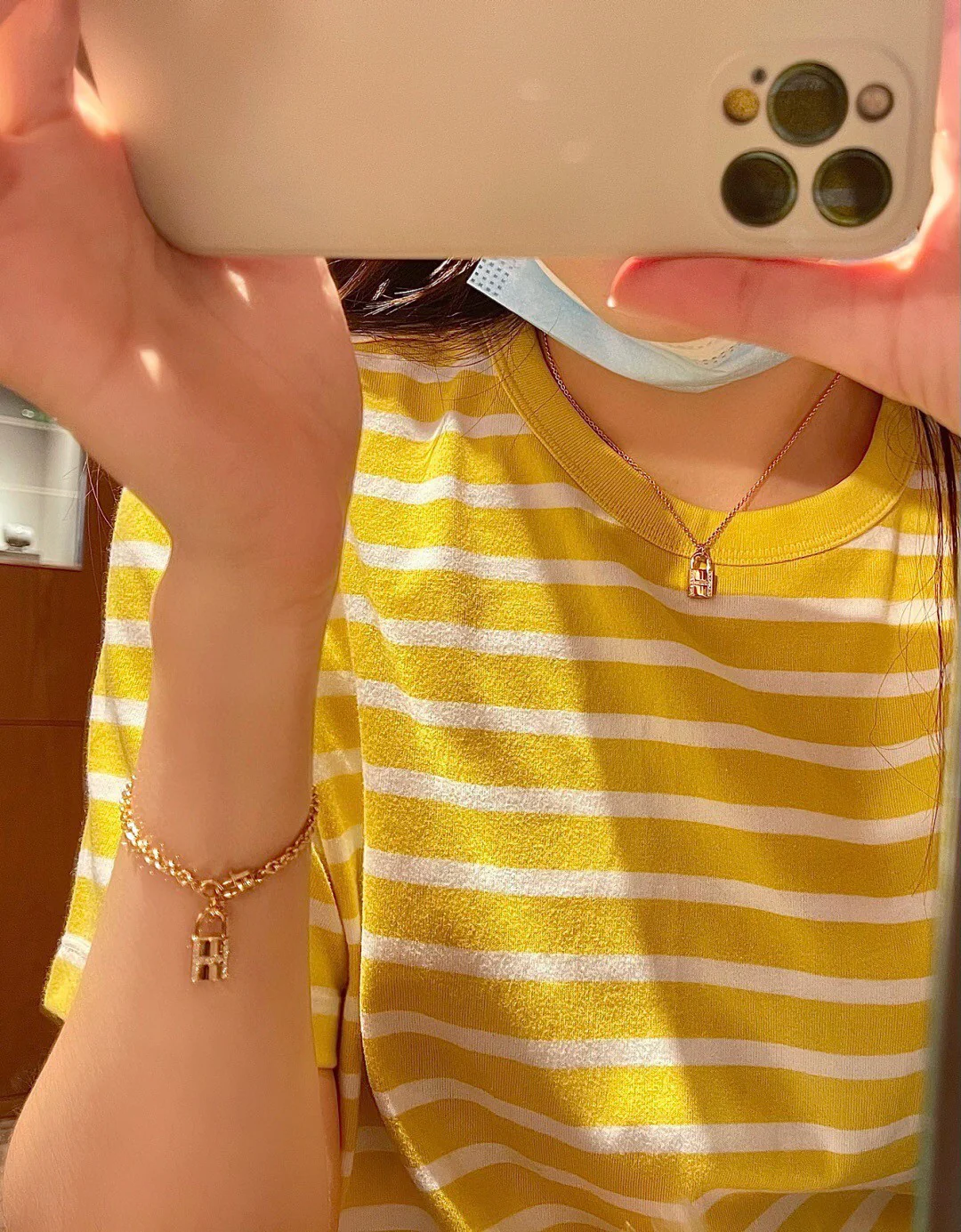 HMNS004 S925 Sterling silver Kelly Cadenas pendant necklace - ccjewelryacc