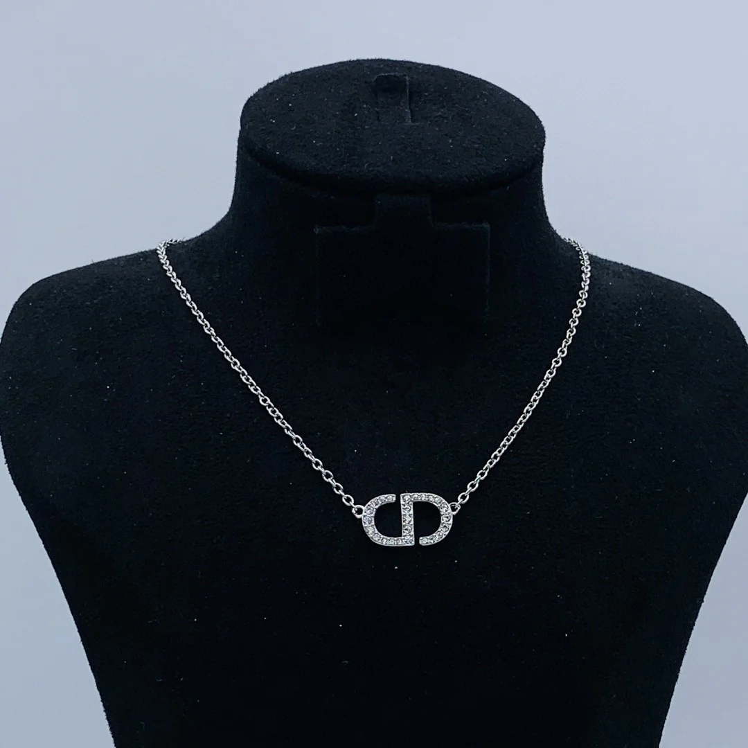 CDN322 Petit CD Necklace for Women - ccjewelryacc