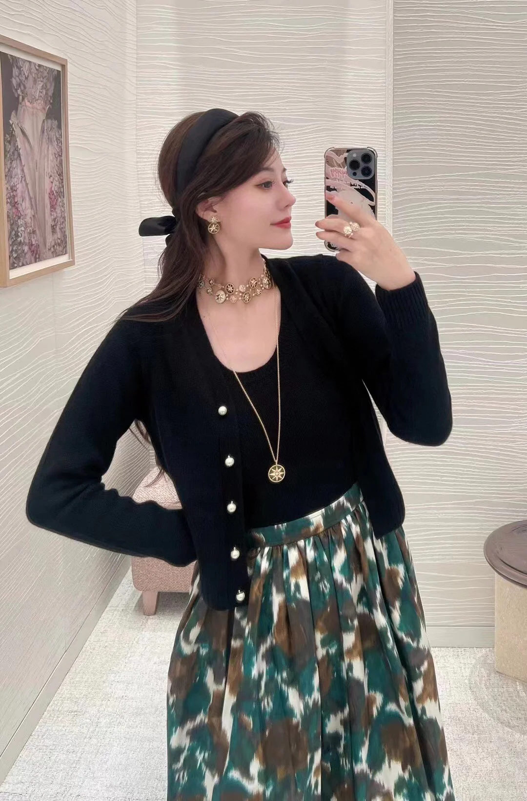 CDEV001 18K Gold Dior ROSE DES VENTS Earrings for Women - ccjewelryacc