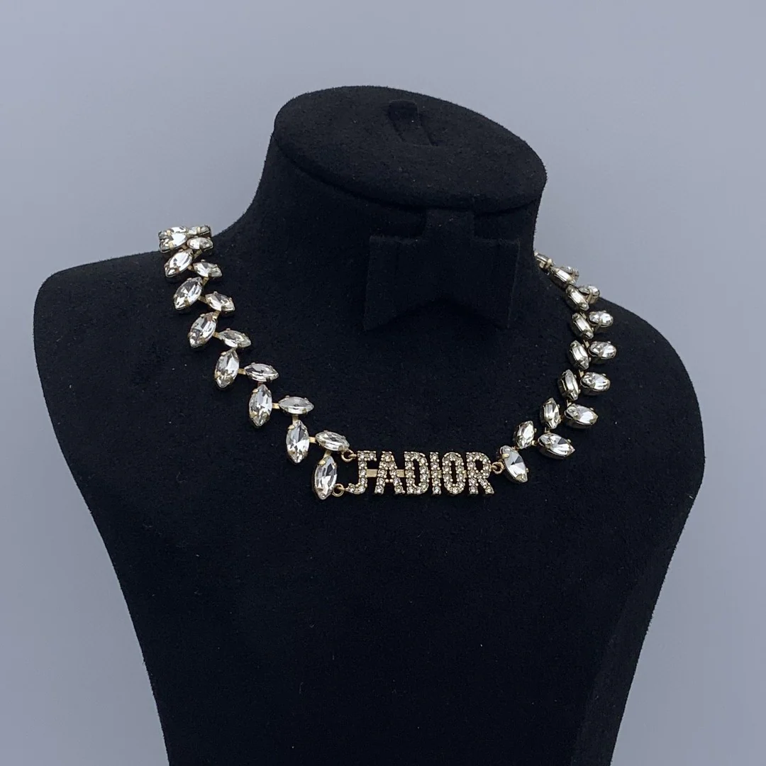 CDN254 High quality Luxury Designer CD Women Choker Necklace - ccjewelryacc