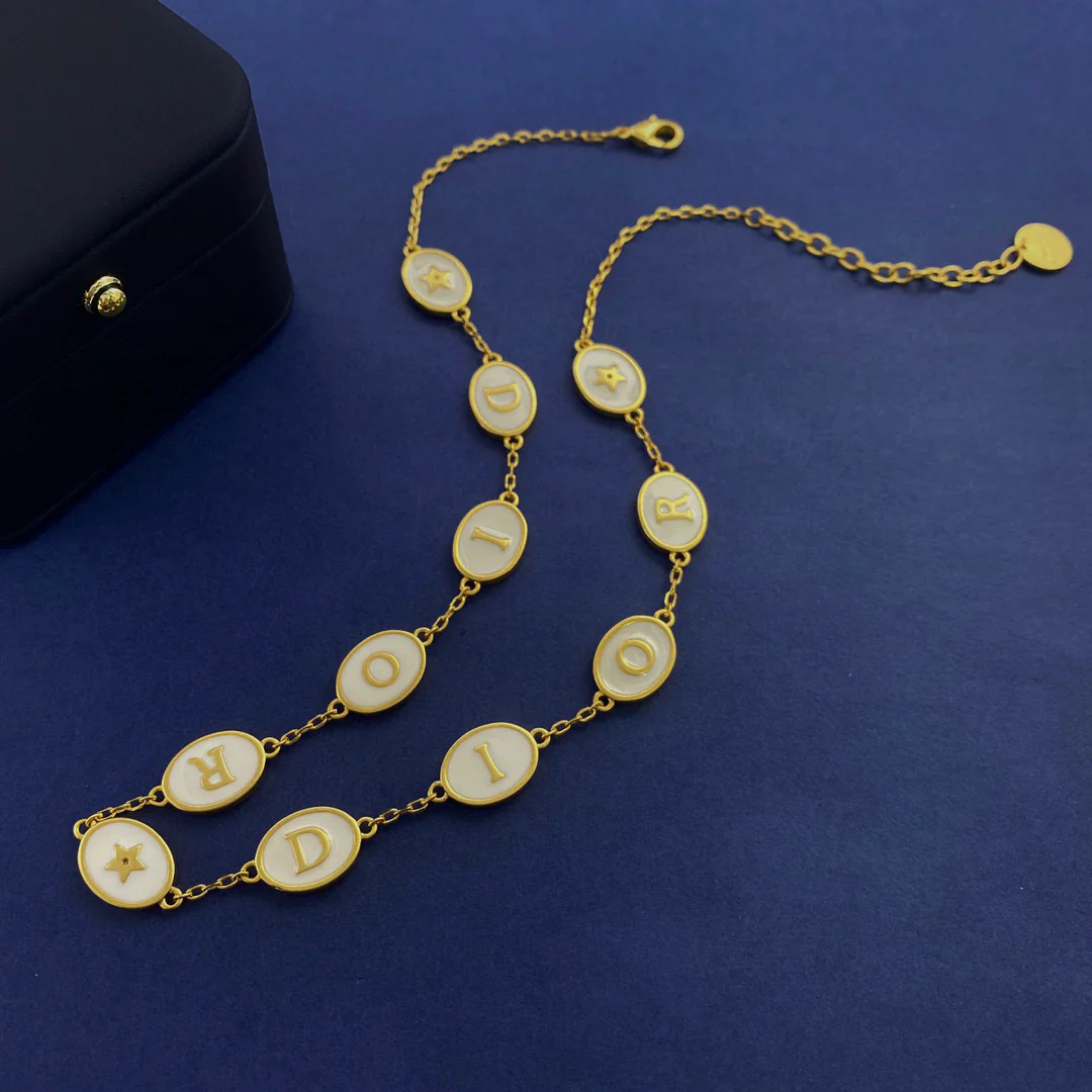 CDN323 Petit CD Necklace for Women - ccjewelryacc