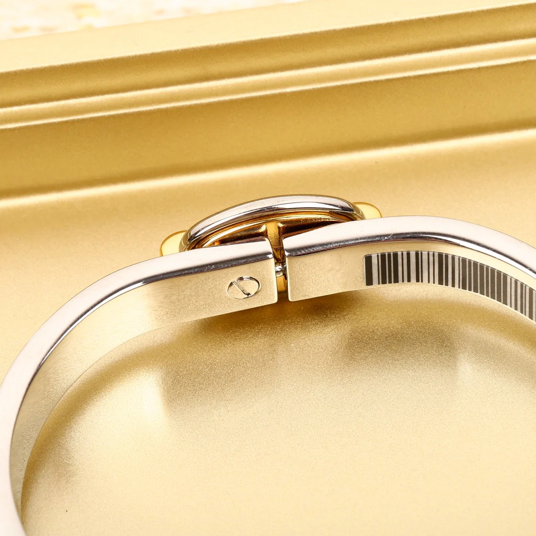 HMS014 Pig Nose Cowhide surface Bangle Bracelet - ccjewelryacc