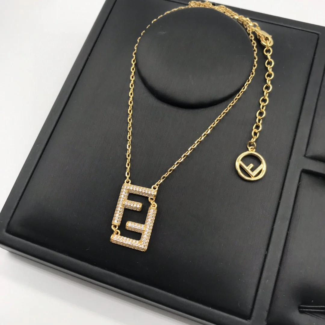 FDN019 High quality FD Necklace earring set - ccjewelryacc