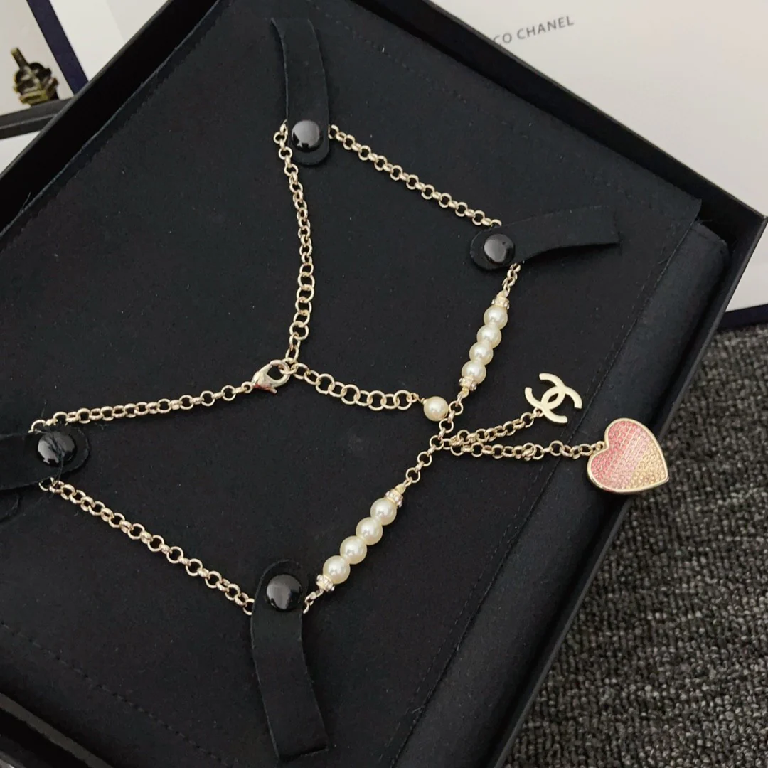 CCN009 CC Pink Heart Necklace earring bracelet collection - ccjewelryacc