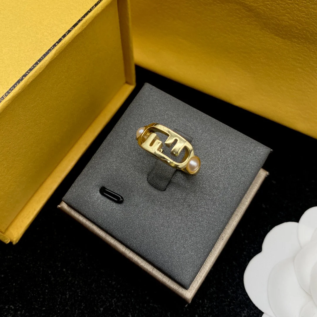 FDR014 Fendi o lock ring - ccjewelryacc