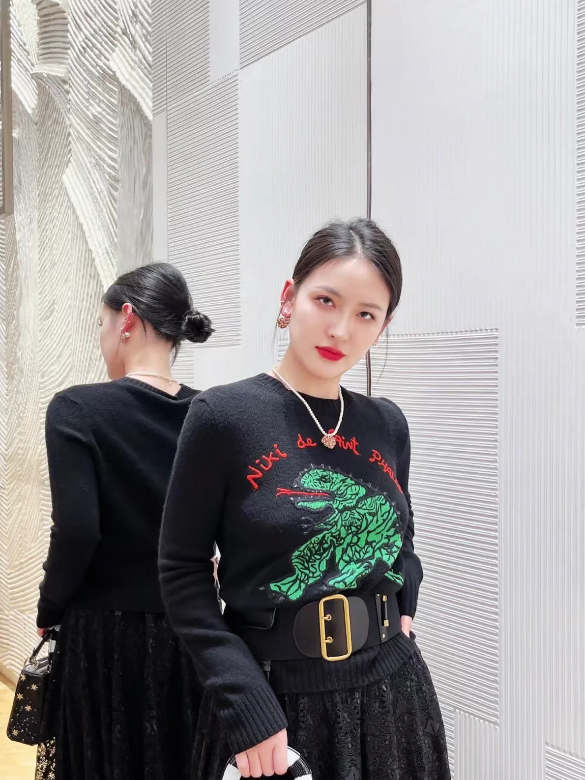 CDN312 Top Quality Designer CD Pearl Necklace for Women - ccjewelryacc