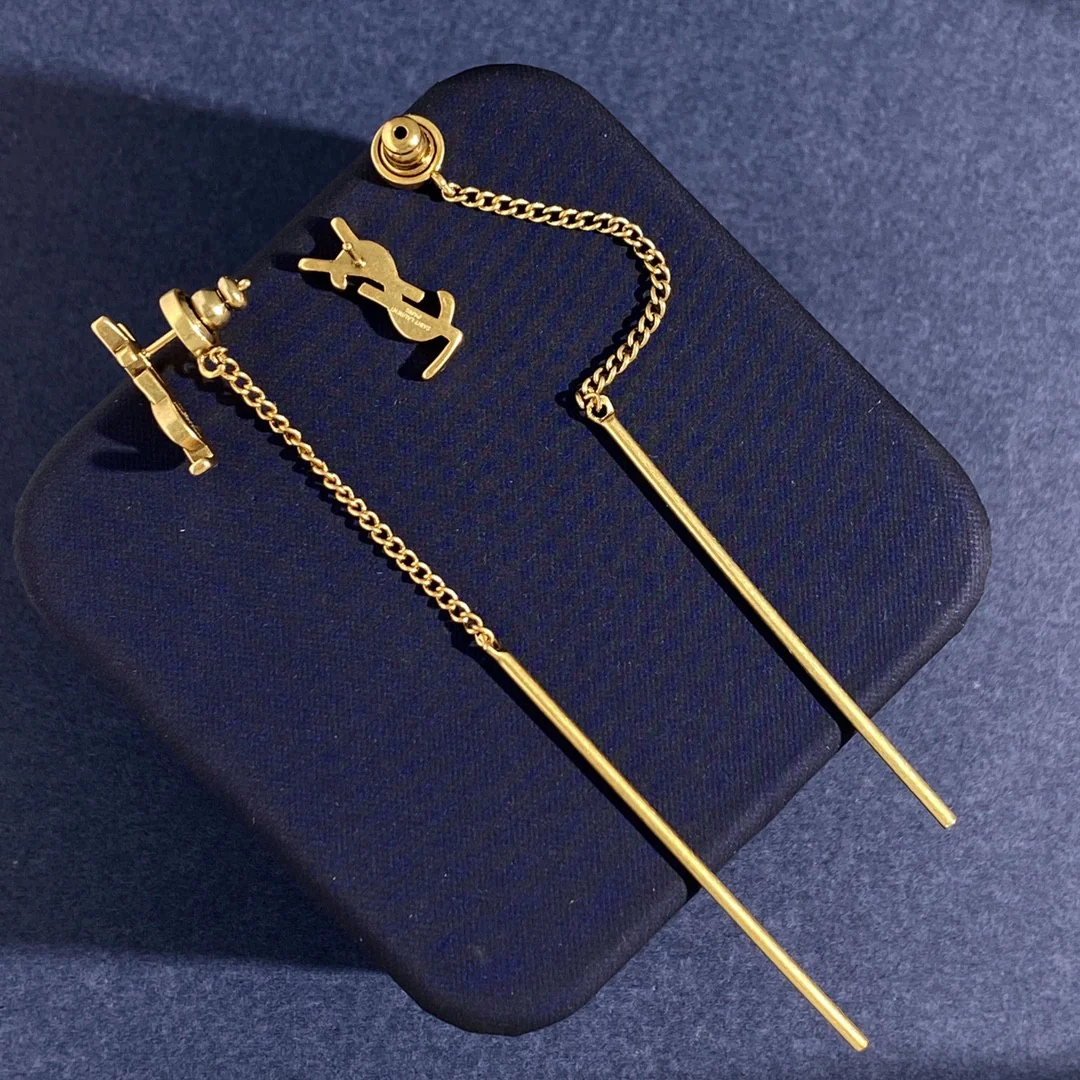 YYE043 CASSANDRE threader earrings in metal - ccjewelryacc