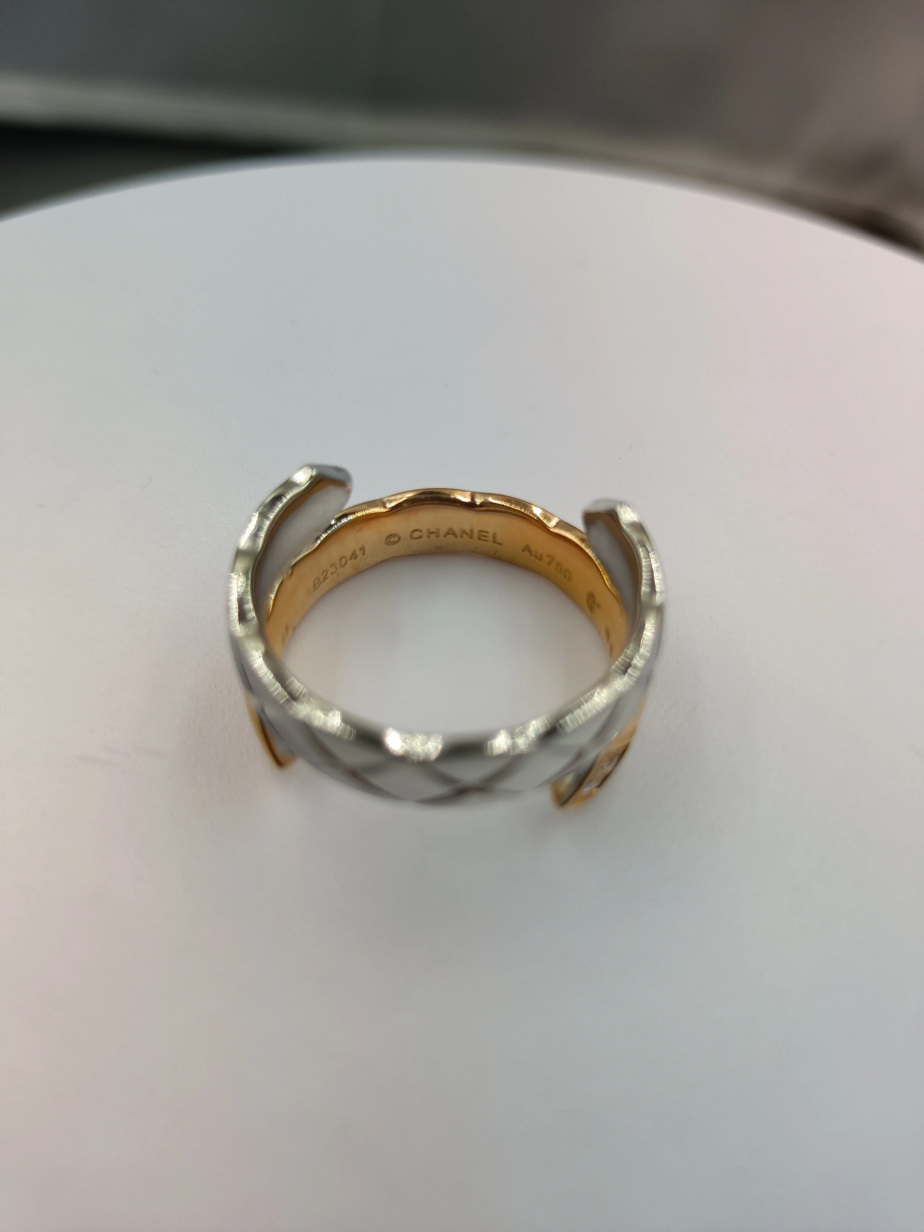 CCR8004 COCO Crush Ring High Quality Cc Ring Titanium Steel 14k Gold Plating - ccjewelryacc