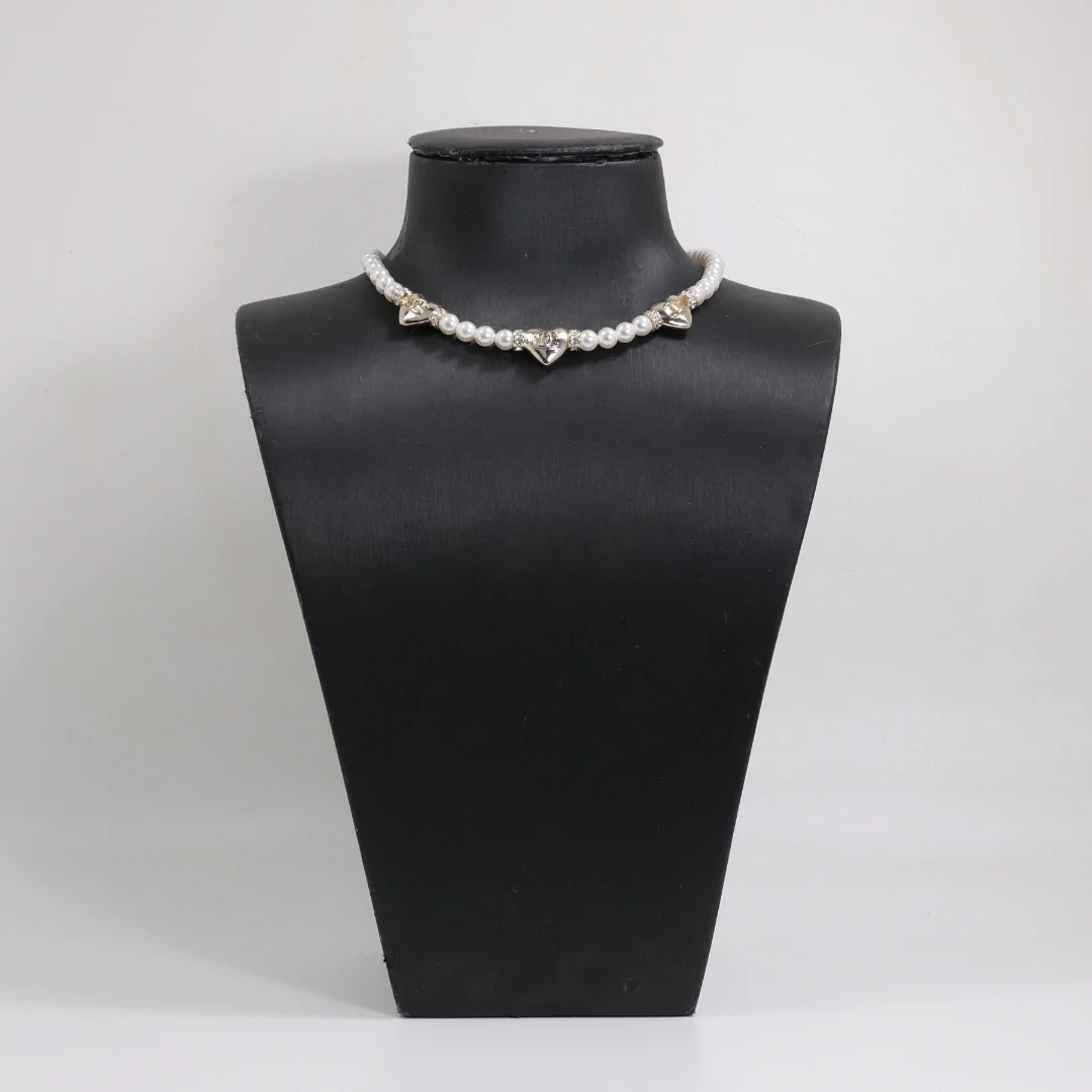 CCN310 High quality 24P love pearl CC choker Necklace - ccjewelryacc