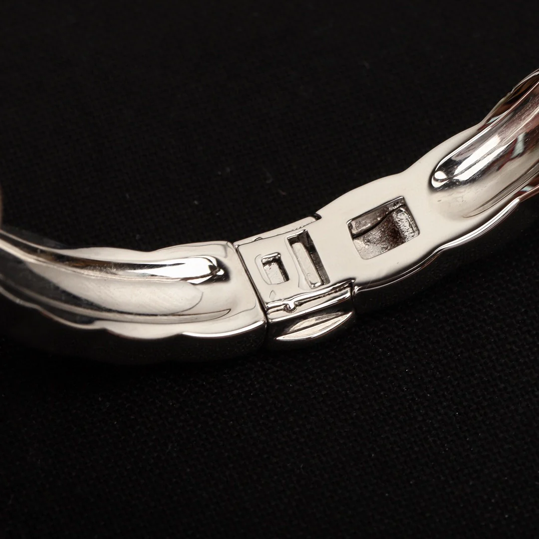 CCSS092 Full diamond S925 Silver COCO Crush Bangle Bracelet CC Bracelet - ccjewelryacc