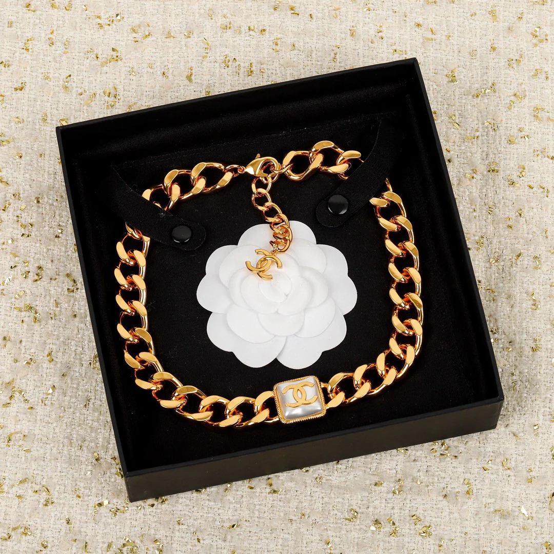 CCN089 CC Choker Necklace - ccjewelryacc