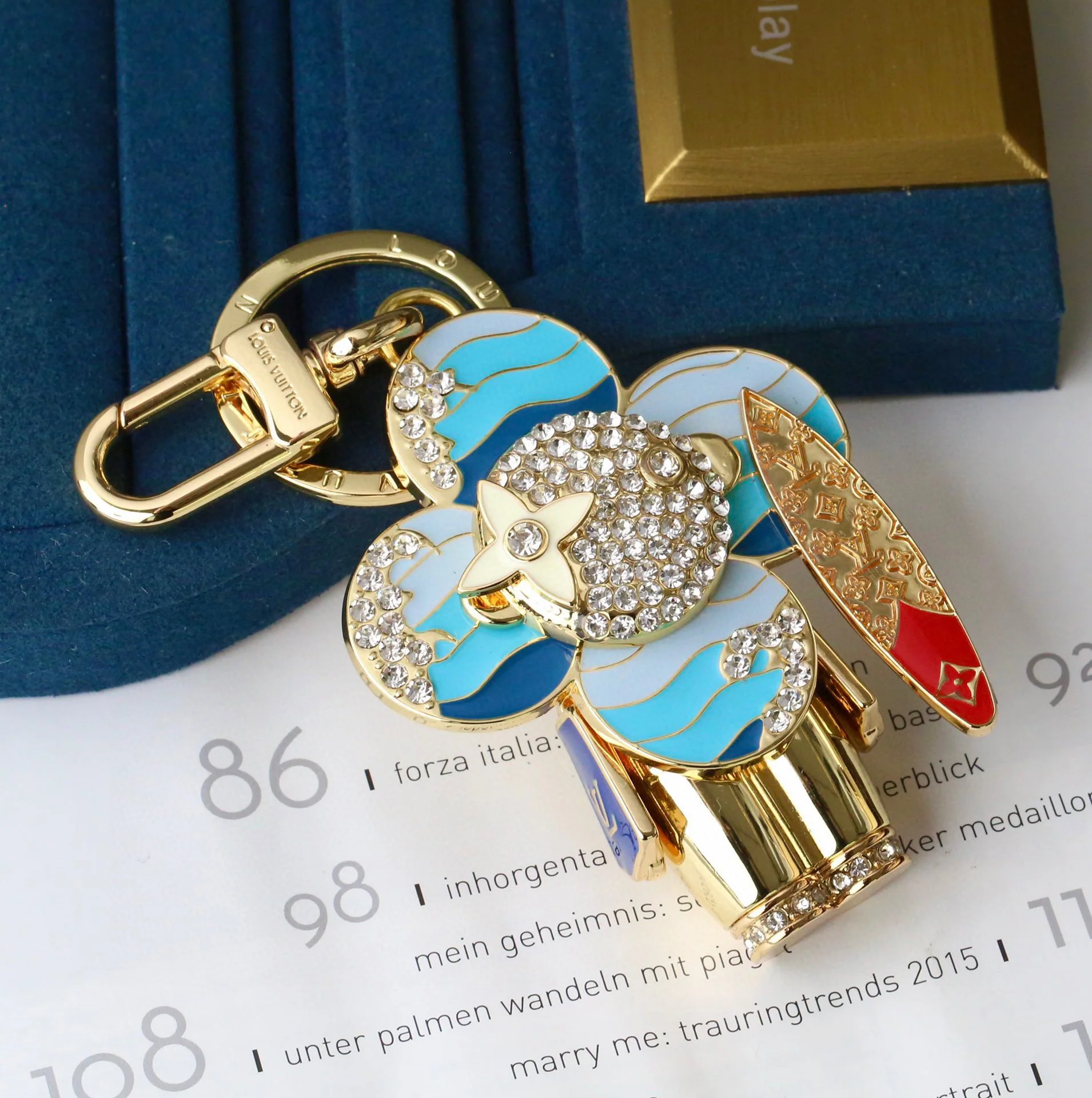 Luxury designer Keychain LVK025 - ccjewelryacc