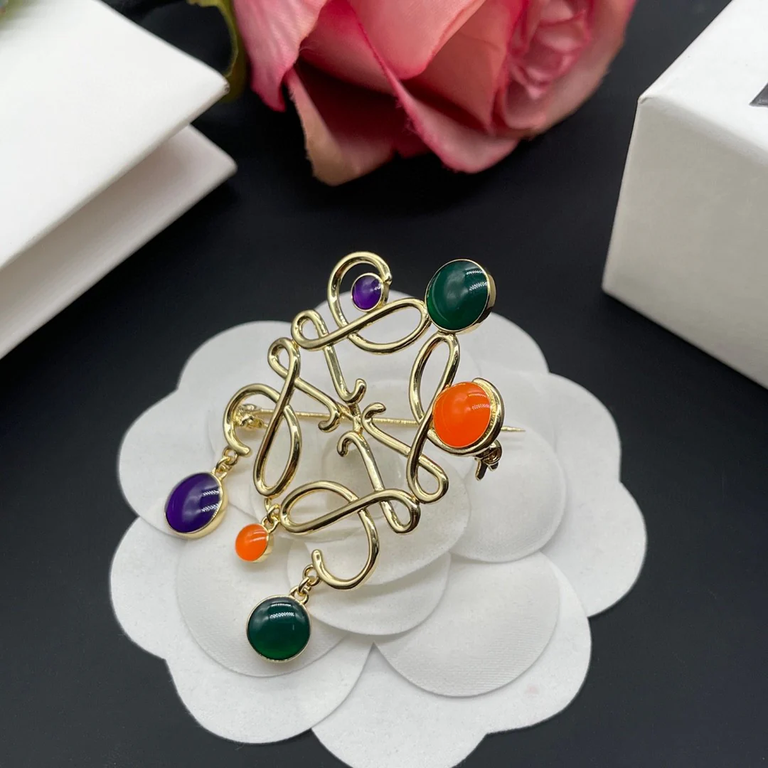 BLB007 Anagram brooch pin - ccjewelryacc