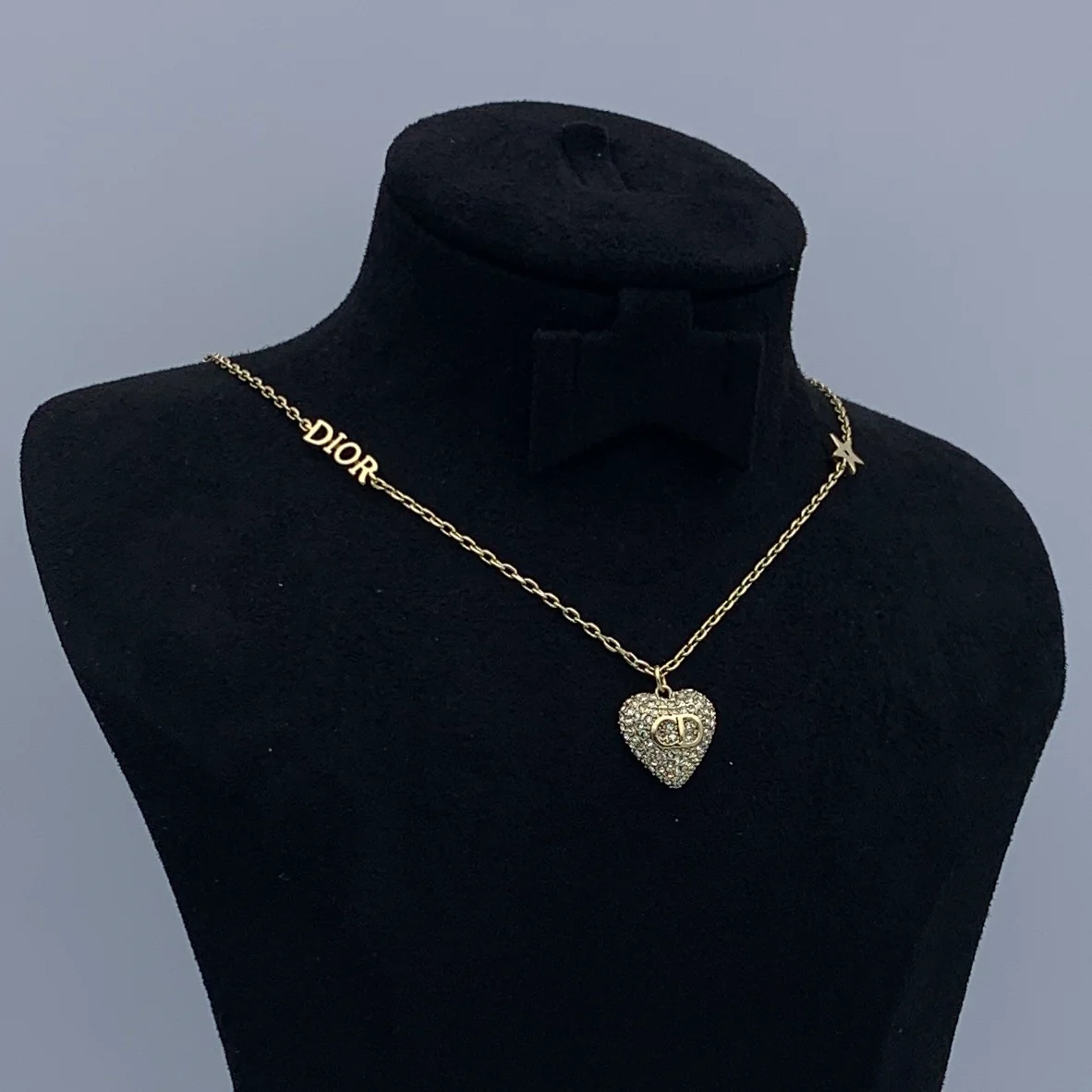 CDN210 High quality CD Heart Pendant Necklace - ccjewelryacc