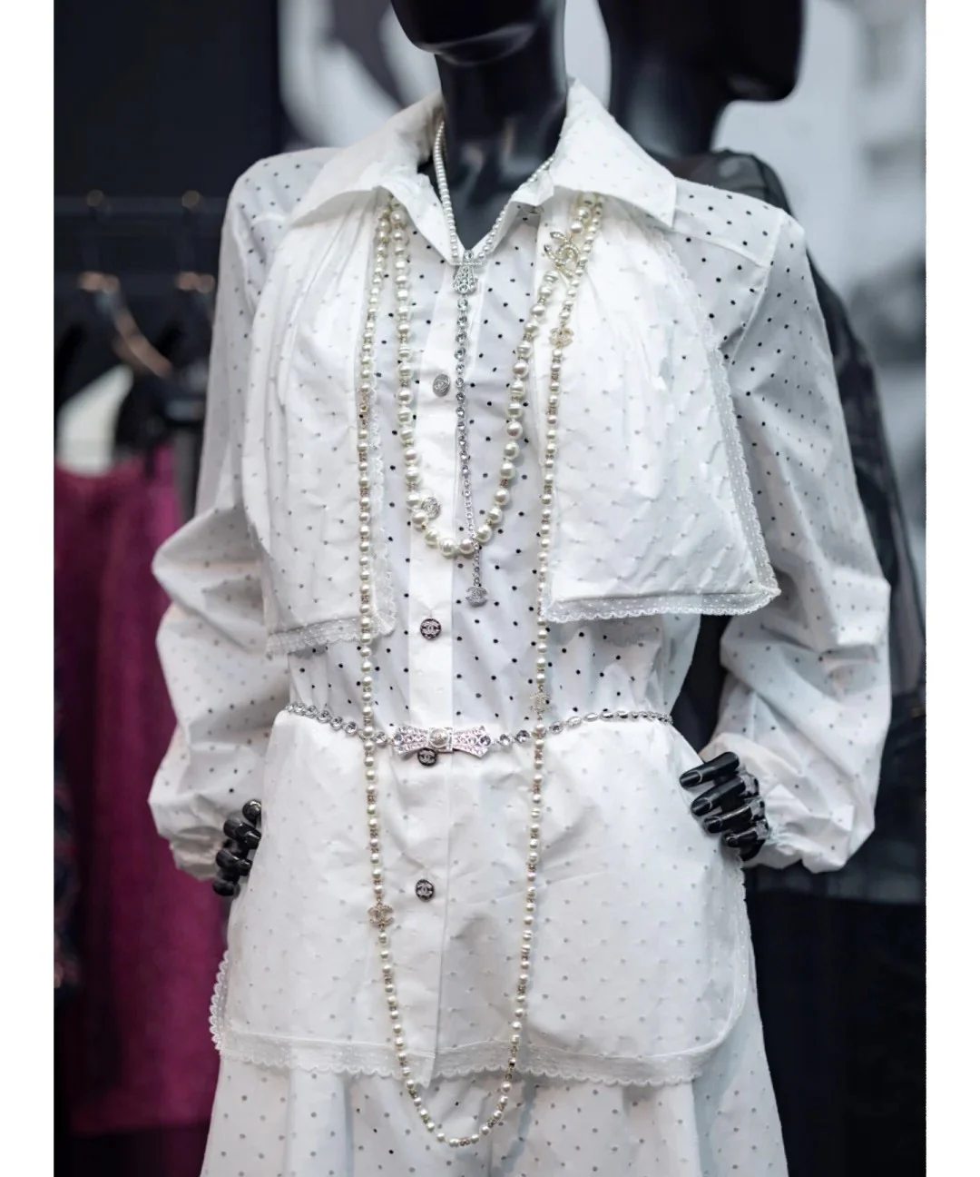 CCW036 Full Crystal bowknot CC Waist chain - ccjewelryacc