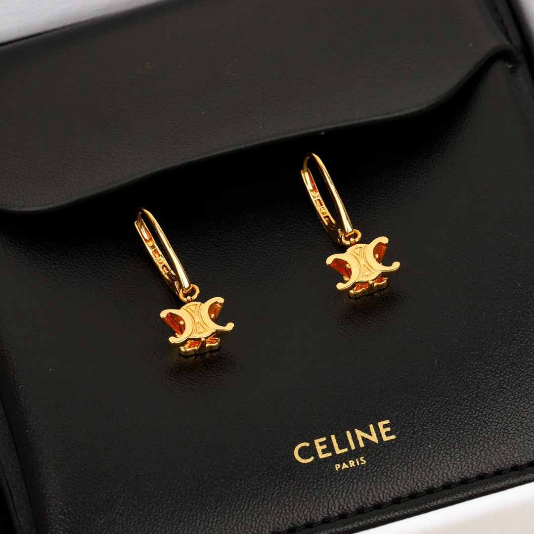 CLE021 CELINE Triomphe drop earring - ccjewelryacc