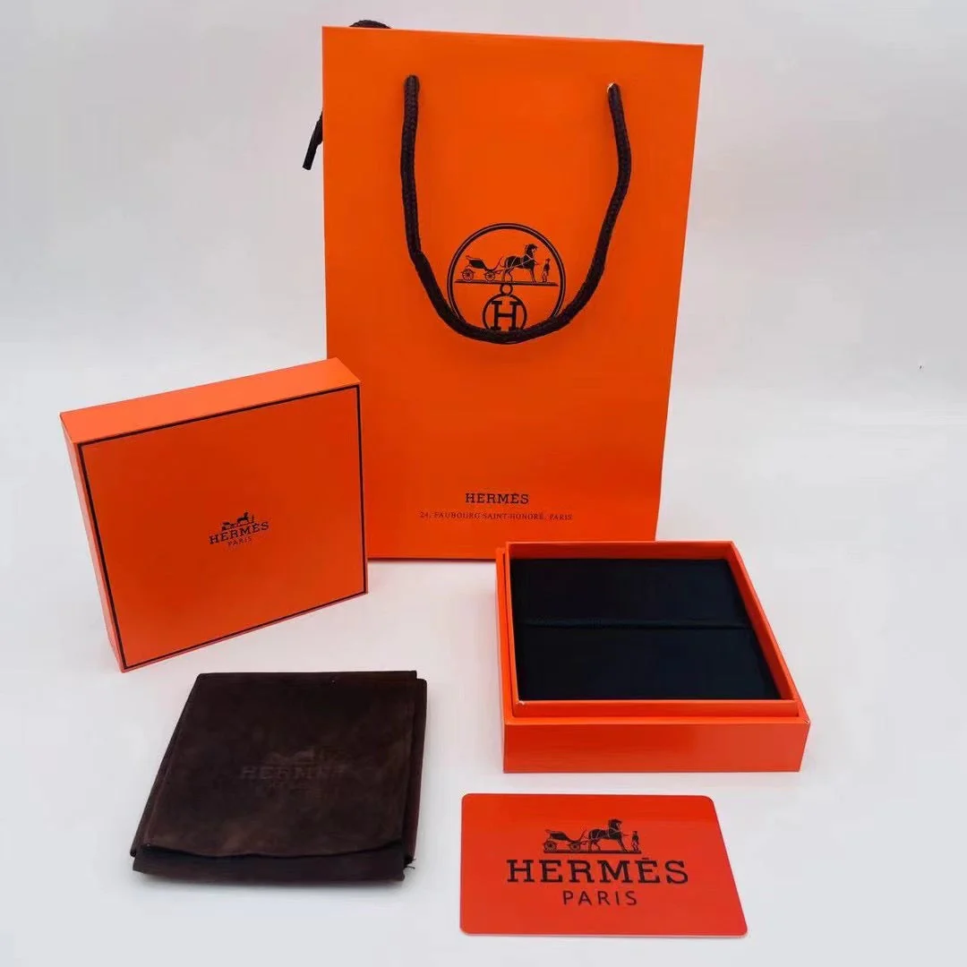 HMZ001 Hermes Top Quality K Gold series Jewelry Package Box for Necklace, Ring Bracelet  Gift Package Box Shopping Bag - ccjewelryacc