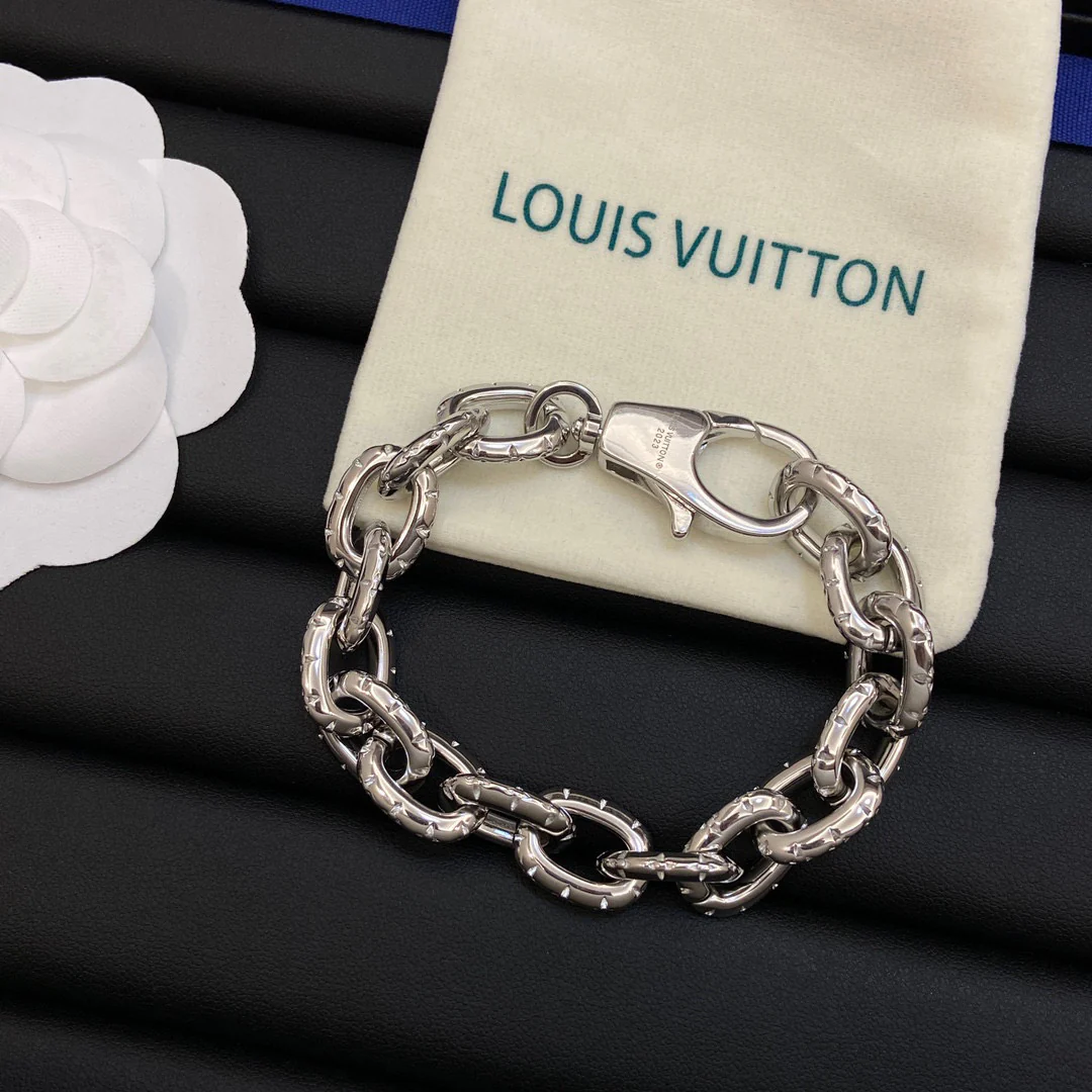 High Quality Luxury Designer Jewelry Set Women Choker Necklace Bracelet LVT008 - ccjewelryacc