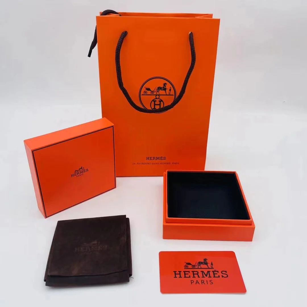 HMZ001 Hermes Top Quality K Gold series Jewelry Package Box for Necklace, Ring Bracelet  Gift Package Box Shopping Bag - ccjewelryacc