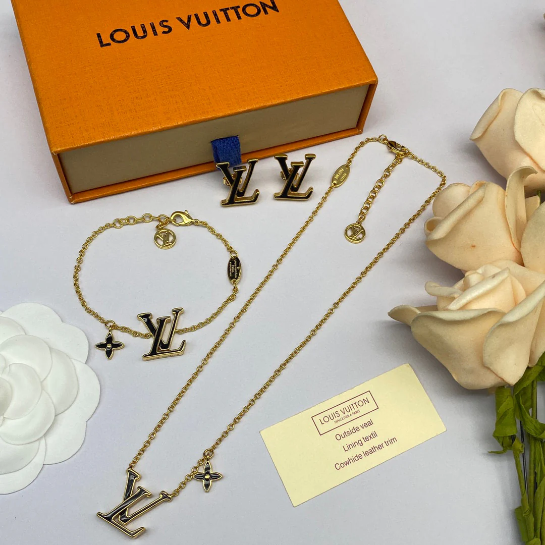 LVT015 Ever Blossom Series Jewelry Set Necklace Bracelet Earring - ccjewelryacc