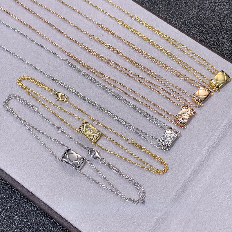 CCN409 COCO crush pendant Necklace Flat - ccjewelryacc