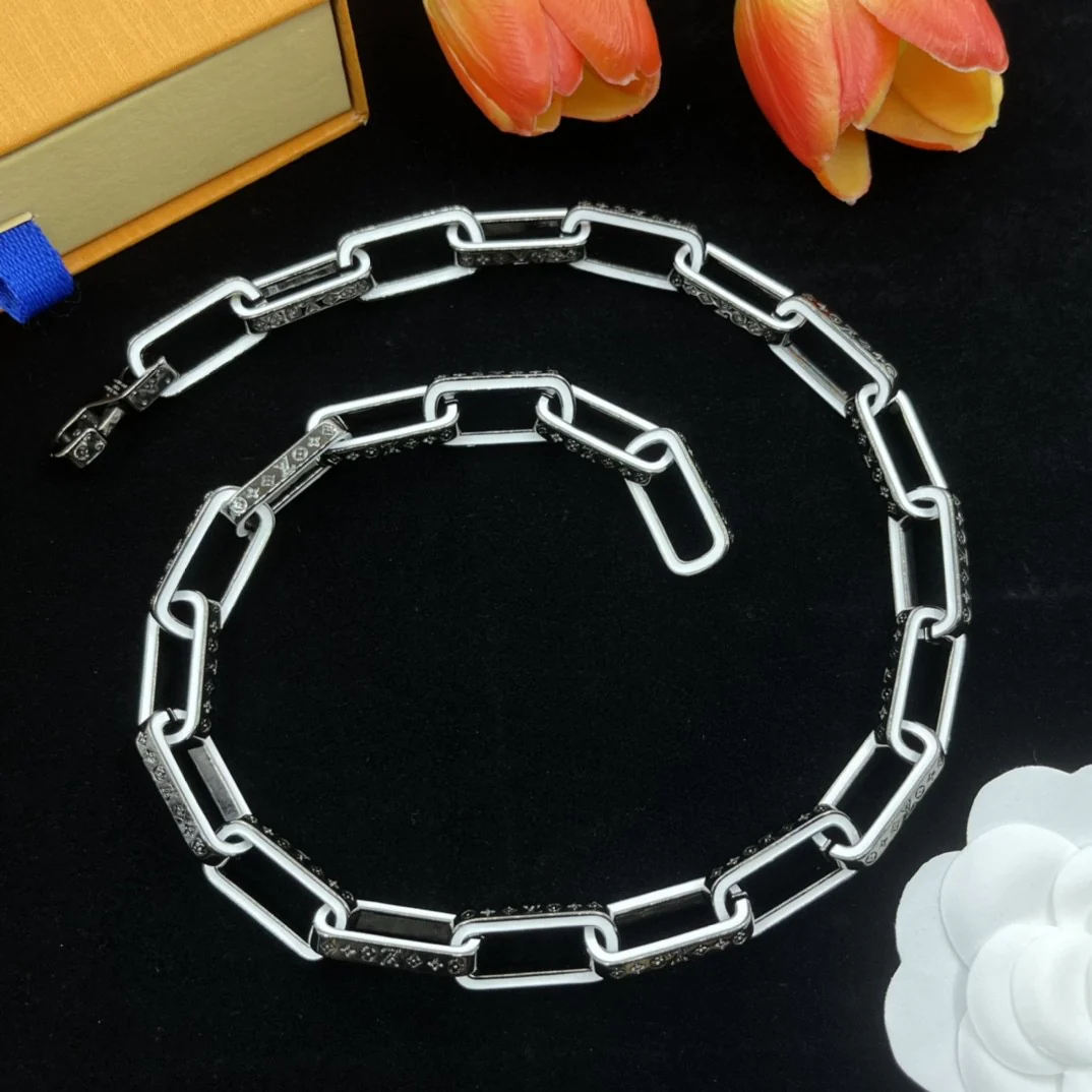 High Quality Luxury Designer Jewelry Set Women Choker Necklace Bracelet LVT003 - ccfashionjewelry