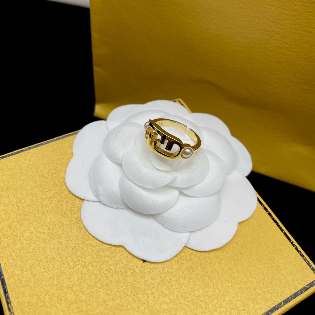 FDR014 Fendi o lock ring - ccjewelryacc
