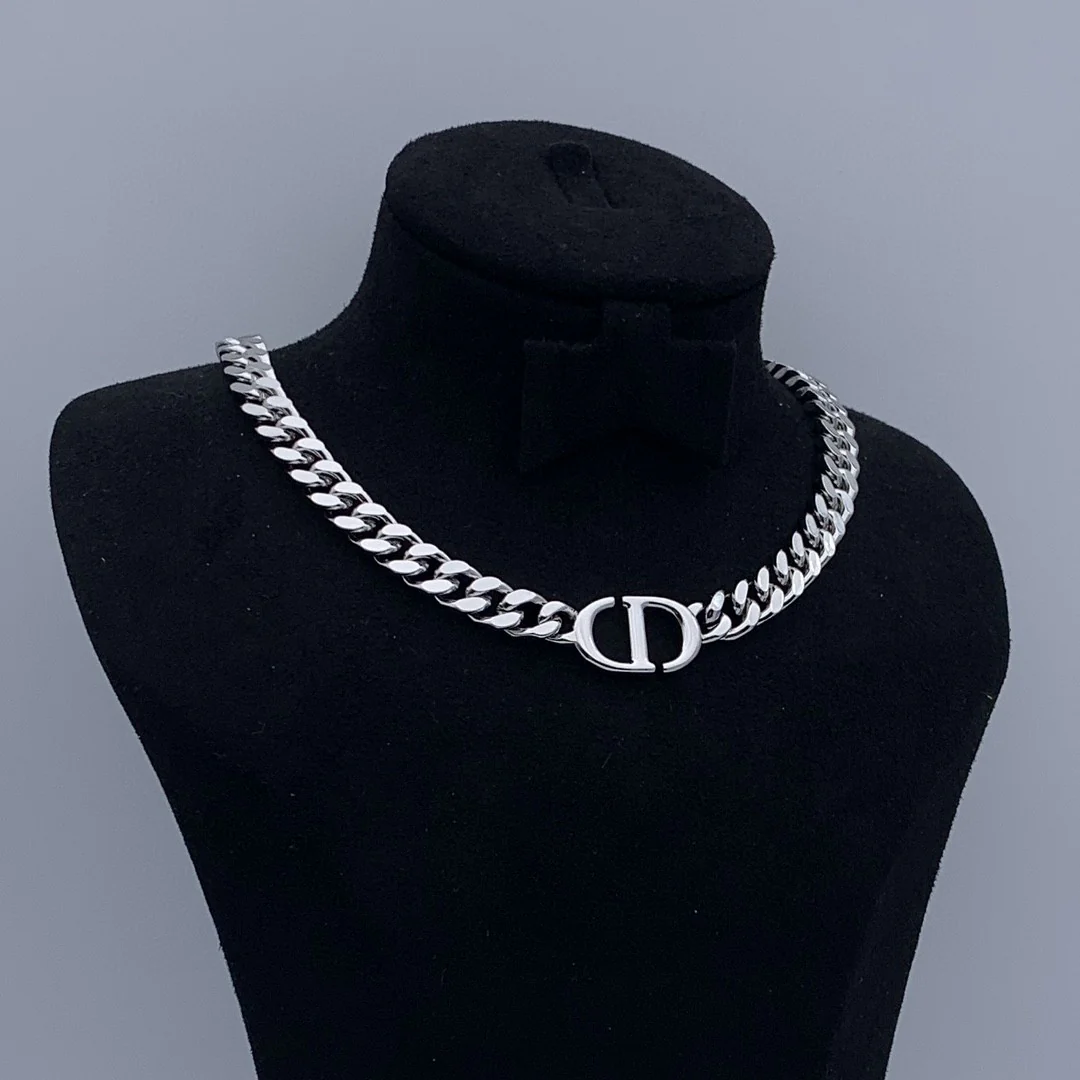 CDN255 High quality Luxury Designer CD Women Choker Necklace - ccjewelryacc
