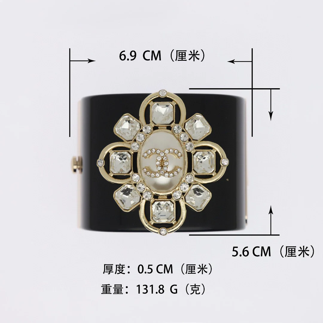 CCS060 CC acrylic cuff bracelet - ccjewelryacc