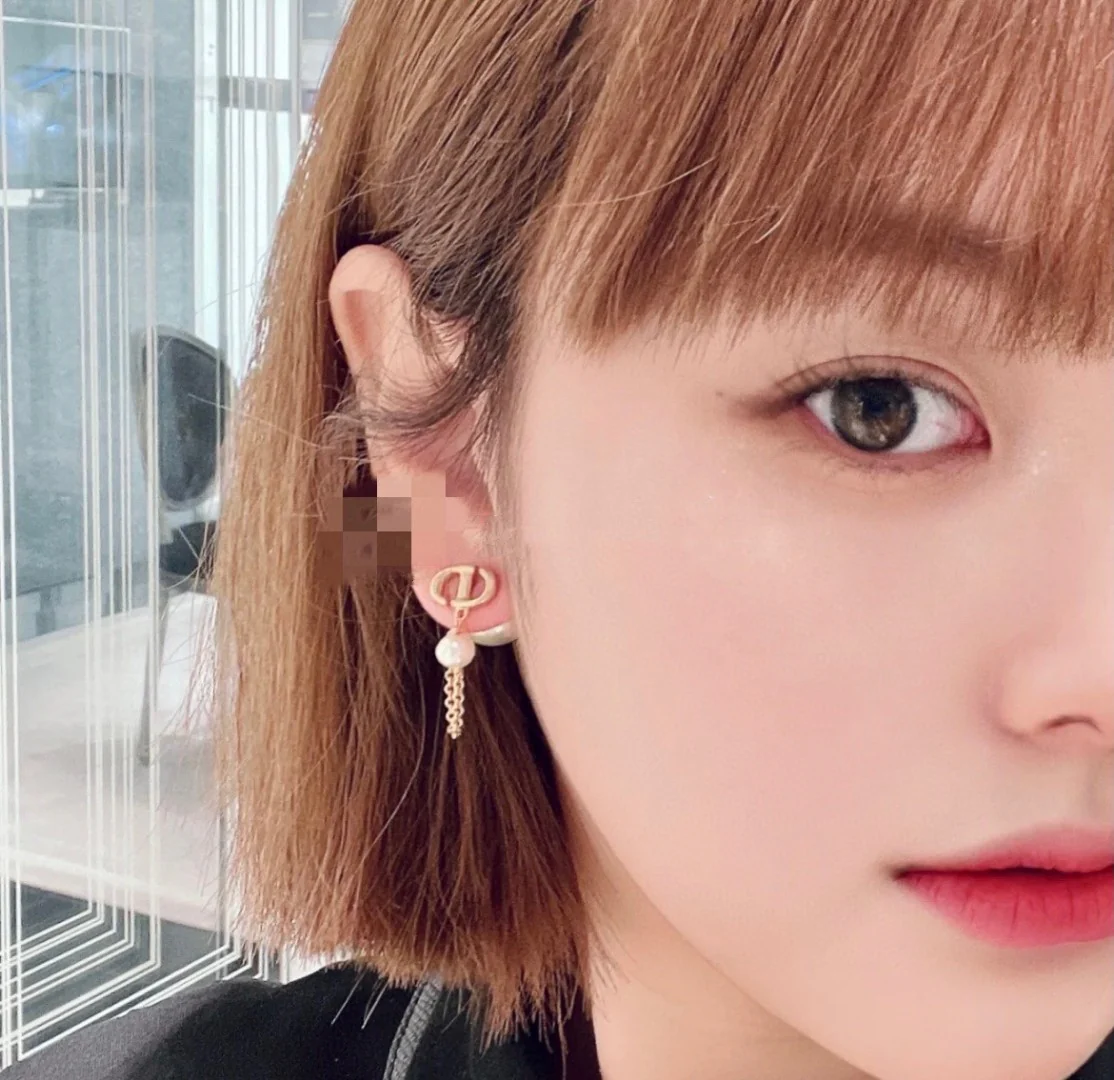 CDE227 Tribales earrings in metal and pearl - ccjewelryacc