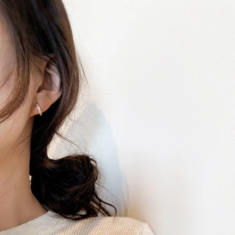 CCE8001 COCO Crush earring CC Earring Fashion creative Asymmetrical A/B stud earrings /ear clip - ccjewelryacc