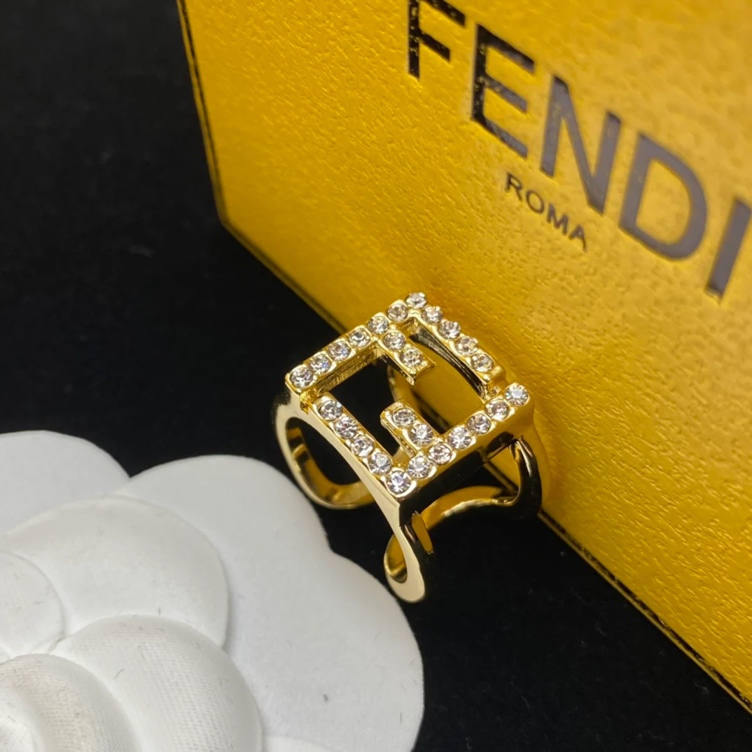 FDR023 Ff ring fendi - ccjewelryacc