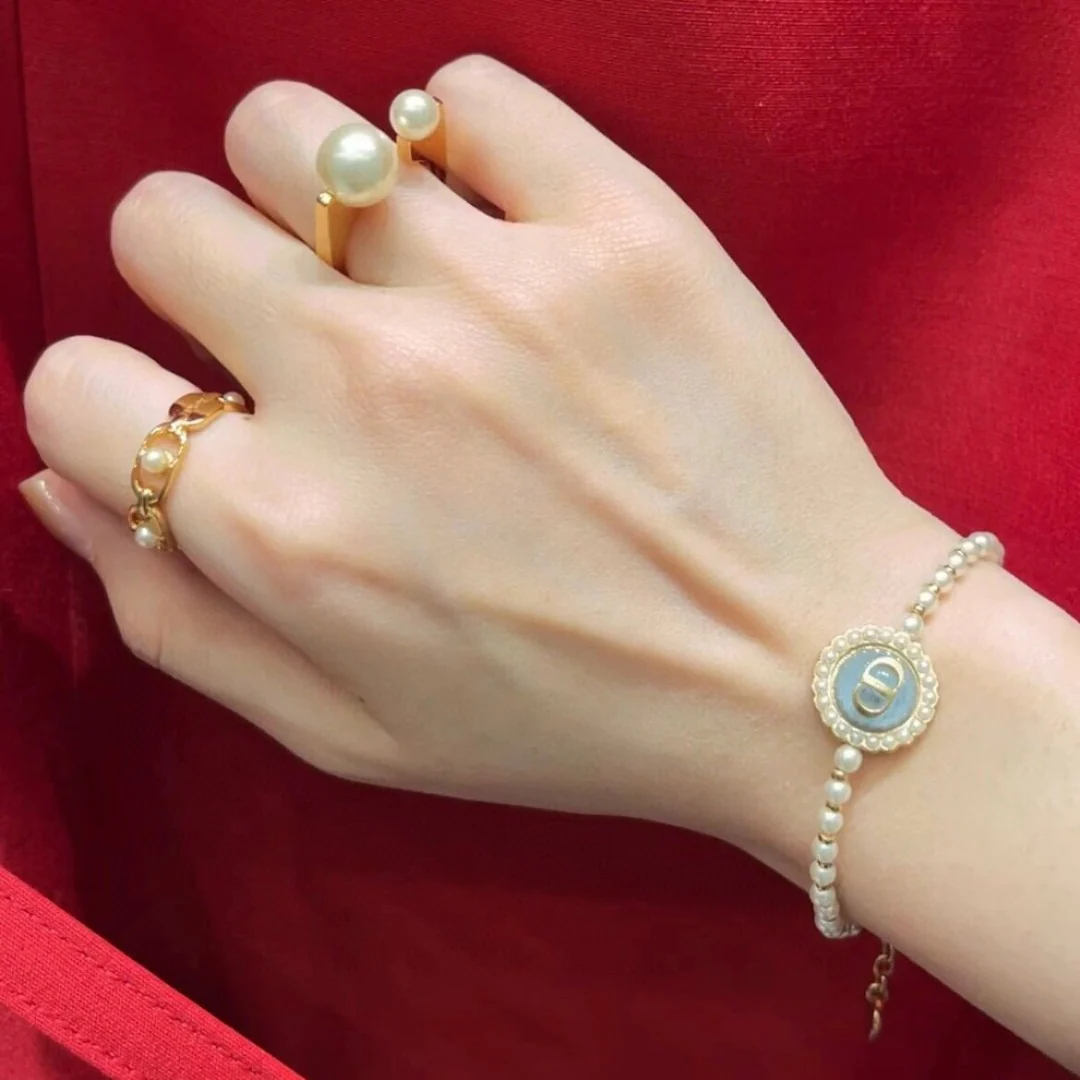 CDS005 Dior Petit CD Baroque Bracelet - ccjewelryacc