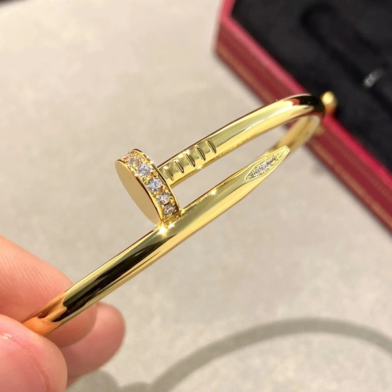 KB8001 High Version High Quality Nail Bangle Bracelet for Women men - ccjewelryacc