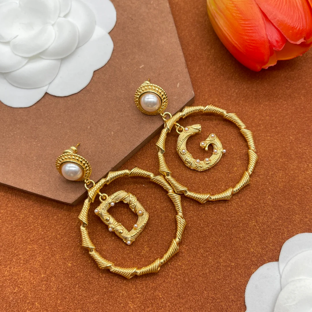 DGE023 Dolce gabbana hoop earrings - ccjewelryacc