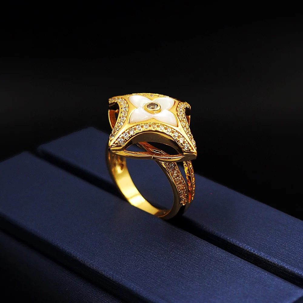 LVR003 LV Ever Blossom Ring - ccjewelryacc